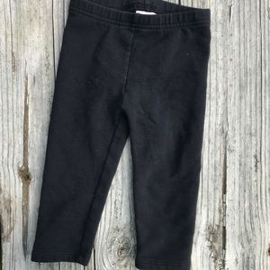 18M black pants. Heavyweight leggings